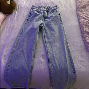 Zara Light Blue Flare Jeans